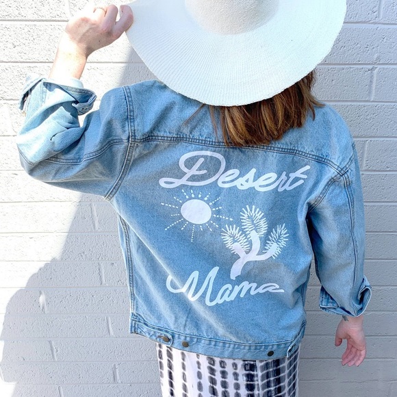 Desert 🌵 Mama Denim Jacket - Picture 1 of 5